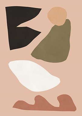 Abstract Shapes Art Print