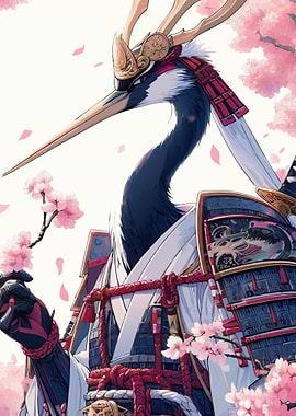 Samurai Crane Warrior
