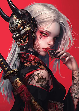 Japanese Demon Girl