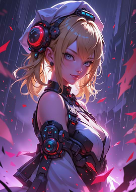 Cyberpunk Anime Girl
