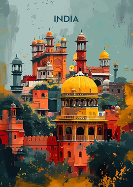 India Cityscape Travel