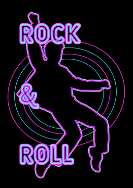 Rock & Roll Silhouette