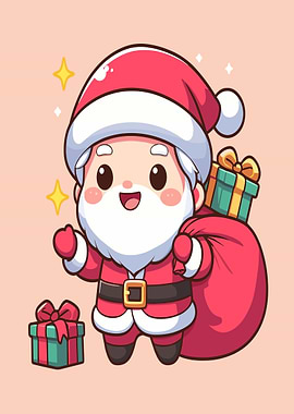 Cute Christmas Santa Claus