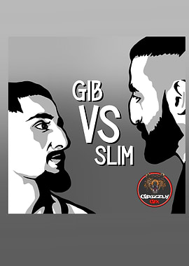 Gib vs Slim Fight Poster