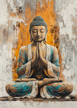 Buddha Meditation Painting