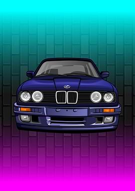 BMW E30 Front View
