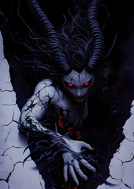 Demon Woman Emerging