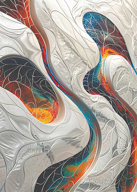 Abstract Metal Wall Art