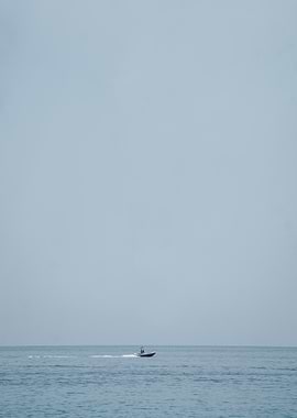 Boat on Calm Sea