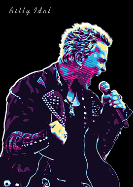 Billy Idol Pop Art