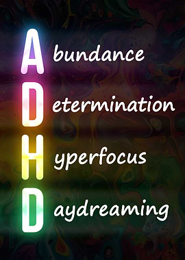 ADHD positive Acronym Art