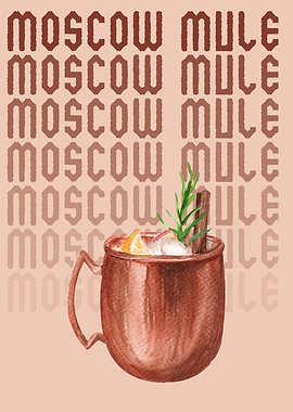 Moscow Mule Watercolor