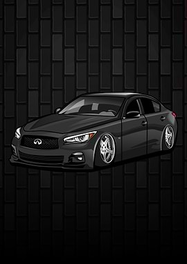 Black Infiniti Q50