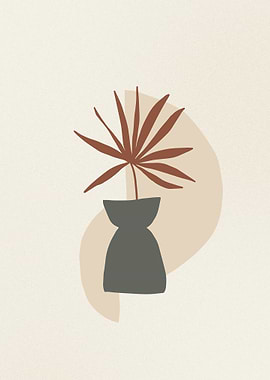 Minimalist Plant Art