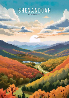 Shenandoah National Park Painting