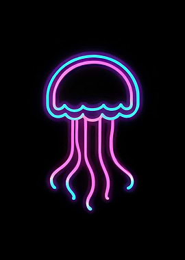 Neon Jellyfish