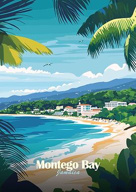 Montego Bay Jamaica Poster