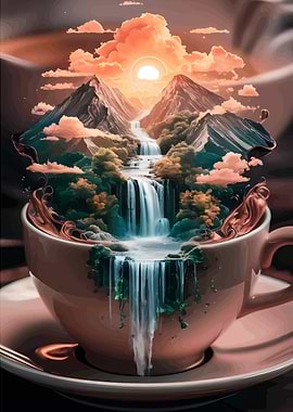 Waterfall in a Cup