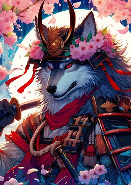 Wolf Samurai Japanese Fantasy