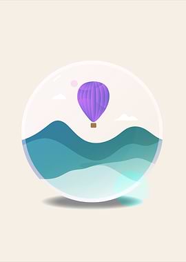 Glass Planet - Hot Air Balloon