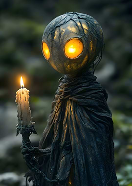Fantasy Candlelight Figure