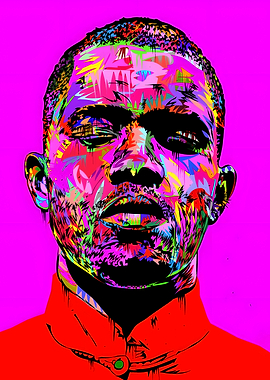 Colorful Portrait of a Man