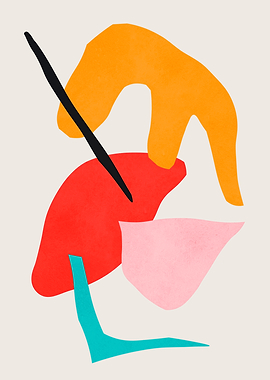 Abstract Shapes Art Print