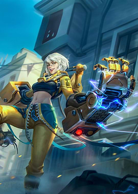 Cyberpunk Female Character