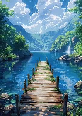 landscapes anime