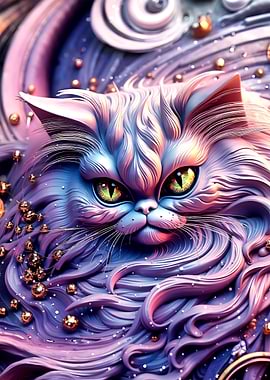 Cosmic Cat Portrait
