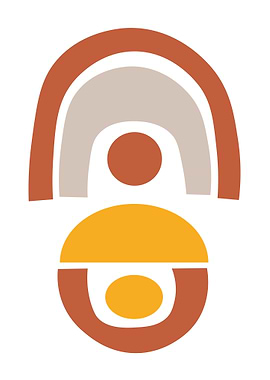 Abstract Geometric Art Print