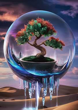 Bonsai in a Glass Sphere