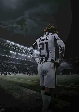 Pirlo Football Art