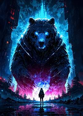 Epic Giant Bear vs. Girl Warrior