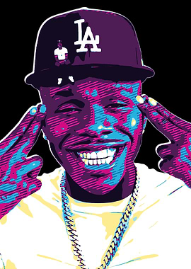 Da Baby Rapper Portrait