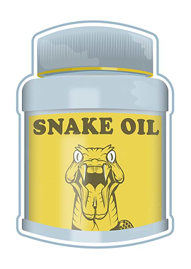 Snake Oil Bottle