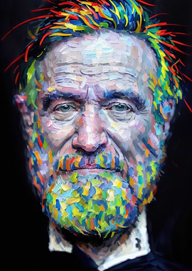 Robin Williams - Impasto Art