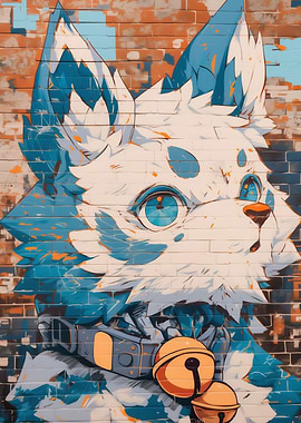 Blue-Eyed Furry Mural