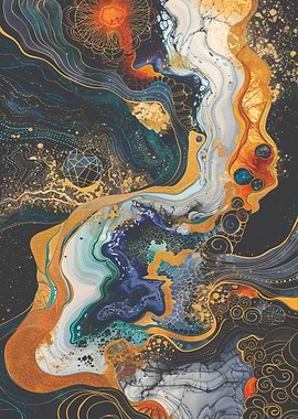 Abstract Cosmic Art