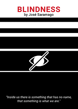 Blindness Minimalist Book Cover