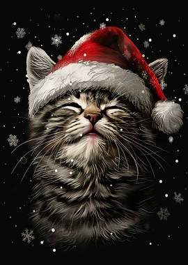 Festive Cat Christmas