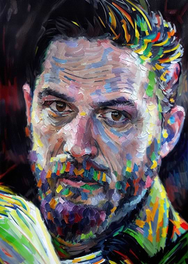Tom Hardy - Impasto Art