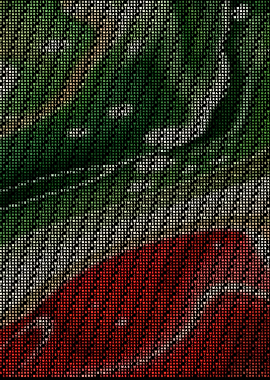 Christmas Mosaic Flag
