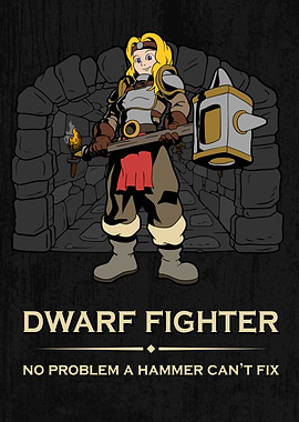 Roleplaying Character - Dwarf Fighter