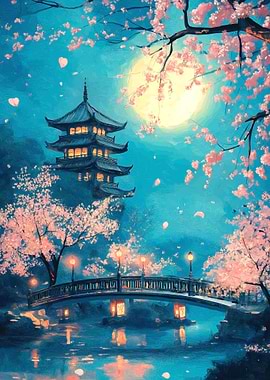 Japanese Garden Night