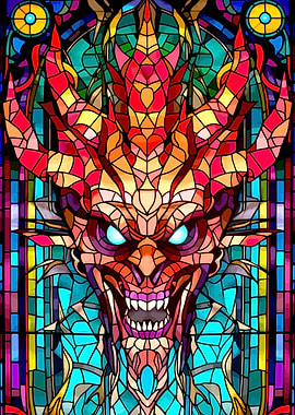 Stained Glass Demon