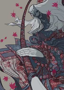 Japanese Demon with Mask