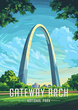 Gateway Arch National Park Poster