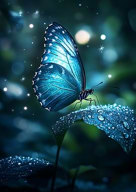 Blue Morpho Butterfly