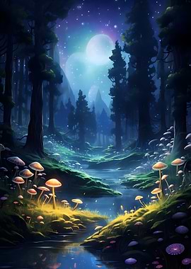 Enchanted Forest Night